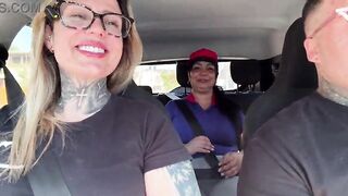 Gas station attendant with the big pussy accedes to be a porn actress and we've the giant snatch ever seen.