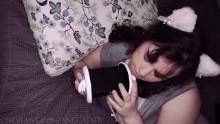 ASMR Sensual Ear Licking in Pyjamas ?❤️ - AngeASMR