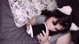 ASMR Sensual Ear Licking in Pyjamas ?❤️ - AngeASMR