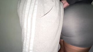 She Lets a Stranger Touch Her Booty and This hottie Grabs His Hard Wang