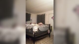 I film roommate catching me masturbating and fucking me in multiple position having multiple orgasms