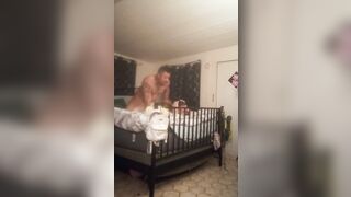 I film roommate catching me masturbating and fucking me in multiple position having multiple orgasms