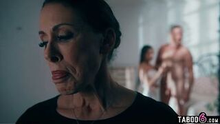 Insane taboo wedding prep with mature wife and new husband