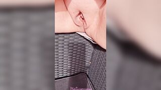 Watch this lustful mature blondes massive meaty snatch lips gaping at the thought of a big hard wang .