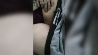Tiny playgirl in her panties showing off