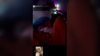 Couple click hereto an argument while masturbating together on camera