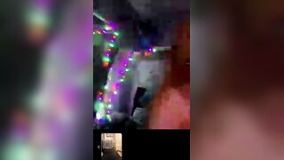 Couple click hereto an argument while masturbating together on camera
