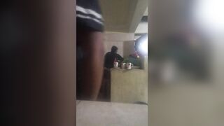 Maid Fucked in the Kitchen (my Wife Almost Found Us Out)
