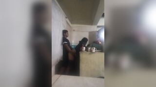 Maid Fucked in the Kitchen (my Wife Almost Found Us Out)