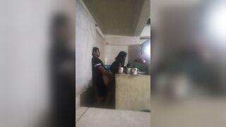 Maid Fucked in the Kitchen (my Wife Almost Found Us Out)