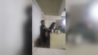 Maid Fucked in the Kitchen (my Wife Almost Found Us Out)