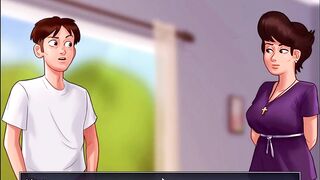 Summertime Saga - Johannes drilled odette ... Johannes screwed Maria ... Eva had her baby