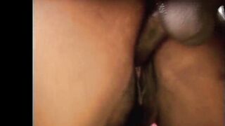 Black BBW shaves her snatch for her lover to fuck passionately