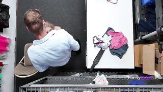 Busty Golden-haired Angel Learns A Real Lesson About Stealing After Getting Caught