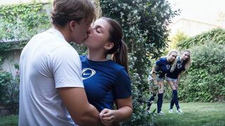 The Football Match Ended with a Sloppy Oral-sex and Vehement Sex.