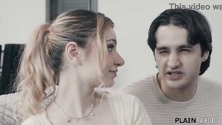 Teen Demi Hawks and her bf have changed teachers and visit busty Ravyn Alexa not to study but to screw her.The big tit milf is seduced into a threesome