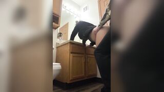 Whore Wife Sneaks Away to Get Banged in Bath