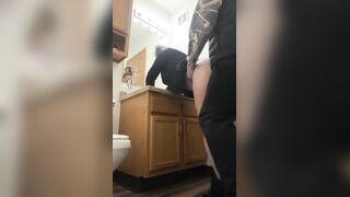 Whore Wife Sneaks Away to Get Banged in Bath