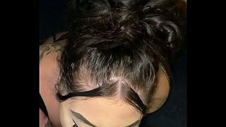 British curvy teen POV blow job sex white hotty sucks big black dong