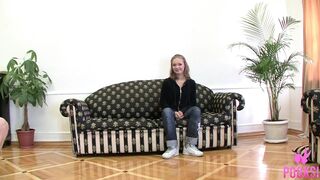 Perky coed Bridget loves knob in her young constricted snatch!