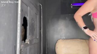 Hotwife Ashley Brings Hubby To Watch Her Suck Weenie At Glory Gap