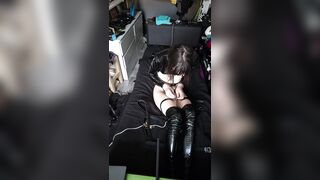stuck to couch with ice lock