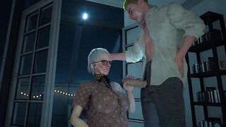 old woman screwed hard by a young chap
