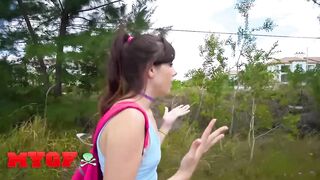 MY GF - Sean Takes Becca Pierce Hiking Just So This man Can Stuff Her Mouth And Then Bang Her Rough Later