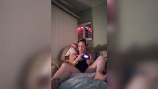 Wife gets sexually excited when playing video games and I have to fuck every night after this honey plays episode games