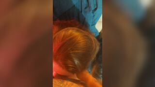 Pov hooker pulls down pants and starts licking and sucking penis enjoying the taste of cock in mouth