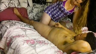 Meet up with girl from tender dating sucks and then rides cock until creampie in her pink vagina