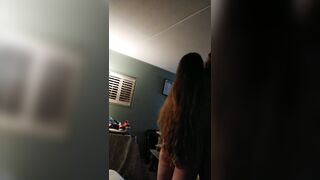 Wife Caught Sucking Her Latino Lovers Shlong and Getting Fucked By Him