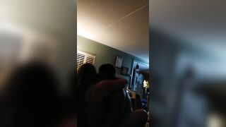 Wife Caught Sucking Her Latino Lovers Shlong and Getting Fucked By Him