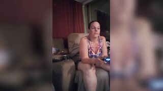 I Film Myself Smokin' Cigarettes and Playing Clip Games During the time that Teasing Giving Upskirt Panty Tease