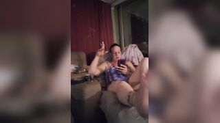 I Film Myself Smokin' Cigarettes and Playing Clip Games During the time that Teasing Giving Upskirt Panty Tease
