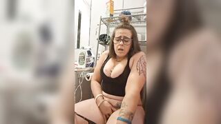 Sexy MILF Pissing In House Party Bathroom Then Masturbates While Moaning and Talking Messy On Toliet