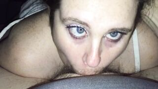 Staying balls deep on daddy’s rod