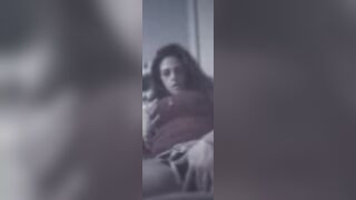 Sexy Step Mamma Teasing In Her Panties and then Masturbates Sticking Her Fingers In Her Tight Pussy
