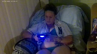 This chick Turns Me On While Her Panties Are Getting Moist While Playing Movie scene Games