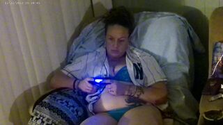 This chick Turns Me On While Her Panties Are Getting Moist While Playing Movie scene Games