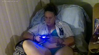 This chick Turns Me On While Her Panties Are Getting Moist While Playing Movie scene Games