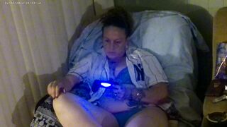 This chick Turns Me On While Her Panties Are Getting Moist While Playing Movie scene Games