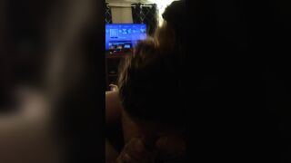 Pov oral pleasure sex facial and cum on melons (glamorous thick gal moaning whilst sucking shlong and begs for cum)