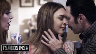 Busty Babysitter Gets Seduced And Drilled by Kinky Married Couple - Gabbie Carter, Lauren Phillips
