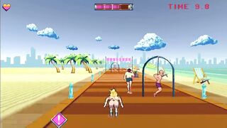 FInishing My Rollerblading BY FUCKING ALL BEACH GUYS! - Rollerbabe