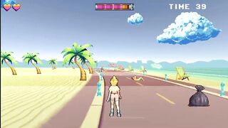 FInishing My Rollerblading BY FUCKING ALL BEACH GUYS! - Rollerbabe