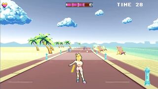 FInishing My Rollerblading BY FUCKING ALL BEACH GUYS! - Rollerbabe