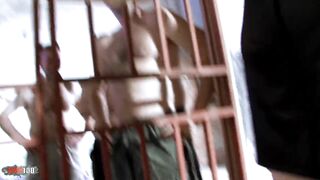 Sabrina deep : sexy jailor sabrina deep turns prison riot into wild group-sex with deepthroat and cumshots