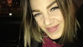 Risky Sloppy Car Lascivious Fellatio enjoyment
