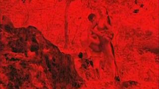 Eager ribald sex in a wild beach